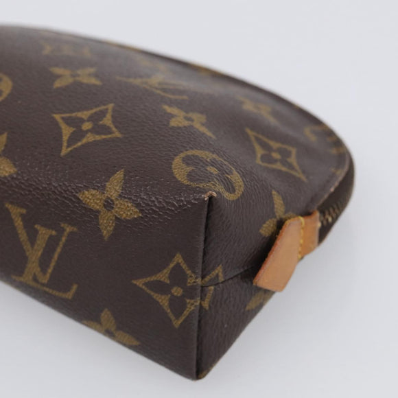 LOUIS VUITTON Monogram Pochette Cosmetic PM Pouch M43998 LV Auth 208318