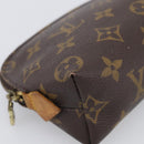 LOUIS VUITTON Monogram Pochette Cosmetic PM Pouch M43998 LV Auth 208318-9