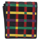 FENDI Shoulder Bag Leather Multicolor Auth 208320A-2