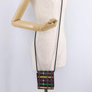 FENDI Shoulder Bag Leather Multicolor Auth 208320A-21