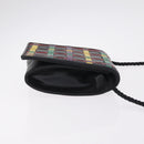 FENDI Shoulder Bag Leather Multicolor Auth 208320A-4