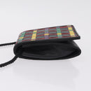 FENDI Shoulder Bag Leather Multicolor Auth 208320A-5