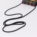 FENDI Shoulder Bag Leather Multicolor Auth 208320A-7