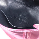 Balenciaga Chain Hour Glass Bag Leather 2way Pink Silver 664676 Auth 208322M-26