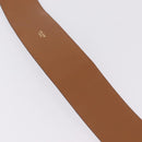 CELINE Belt Leather Purple Gold Auth 208323V-16