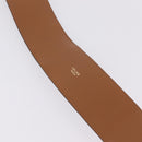 CELINE Belt Leather Purple Gold Auth 208323V-17
