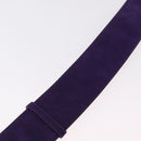 CELINE Belt Leather Purple Gold Auth 208323V-8