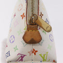 LOUIS VUITTON Monogram Multicolor Pochette PM Pouch White M47354 LV Auth 208326-14