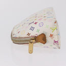 LOUIS VUITTON Monogram Multicolor Pochette PM Pouch White M47354 LV Auth 208326-5