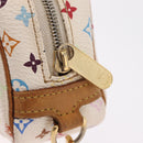 LOUIS VUITTON Monogram Multicolor Trousse Wapity Pouch White M58034 Auth 208327-18