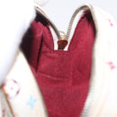 LOUIS VUITTON Monogram Multicolor Trousse Wapity Pouch White M58034 Auth 208327-23