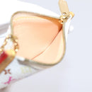 LOUIS VUITTON Monogram Multicolor Pochette Cles Purse White M92655 Auth 208328V-16