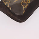LOUIS VUITTON Monogram Charm Pochette Cles Purse Brown White M95164 Auth 208330A-15