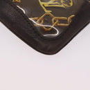 LOUIS VUITTON Monogram Charm Pochette Cles Purse Brown White M95164 Auth 208330A-17