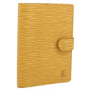 LOUIS VUITTON Epi Agenda PM Day Planner Cover Yellow R20059 LV Auth 208332-1