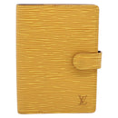 LOUIS VUITTON Epi Agenda PM Day Planner Cover Yellow R20059 LV Auth 208332-2
