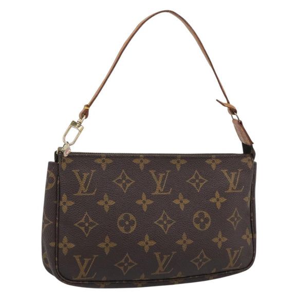 LOUIS VUITTON Monogram Pochette Accessoires Pouch M51980 LV Auth 208334A