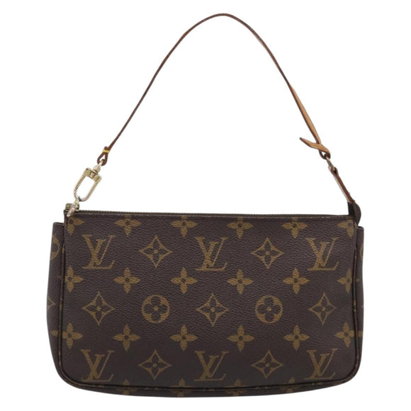 LOUIS VUITTON Monogram Pochette Accessoires Pouch M51980 LV Auth 208334A