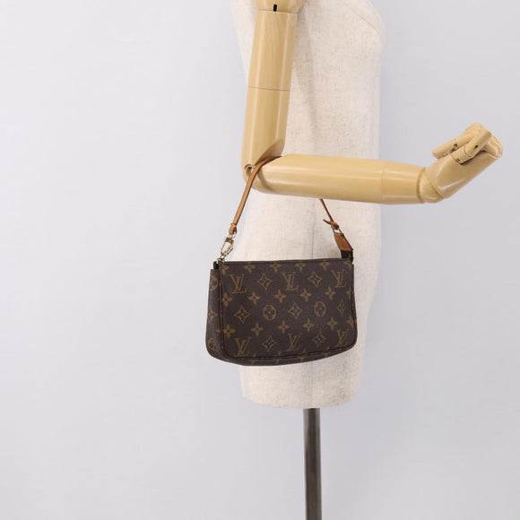 LOUIS VUITTON Monogram Pochette Accessoires Pouch M51980 LV Auth 208334A