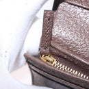 GUCCI GG Supreme Compact Bifold Wallet PVC BNF Beige Yellow 701009 Auth 208338M-18