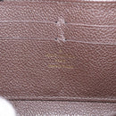 LOUIS VUITTON Monogram Empreinte Zippy Wallet Dark Brown M60548 LV Auth 208340-15