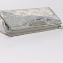 LOUIS VUITTON Monogram Miroir Trousse Cosmetic Pouch Silver M95603 Auth 208345-11