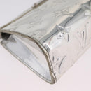 LOUIS VUITTON Monogram Miroir Trousse Cosmetic Pouch Silver M95603 Auth 208345-15