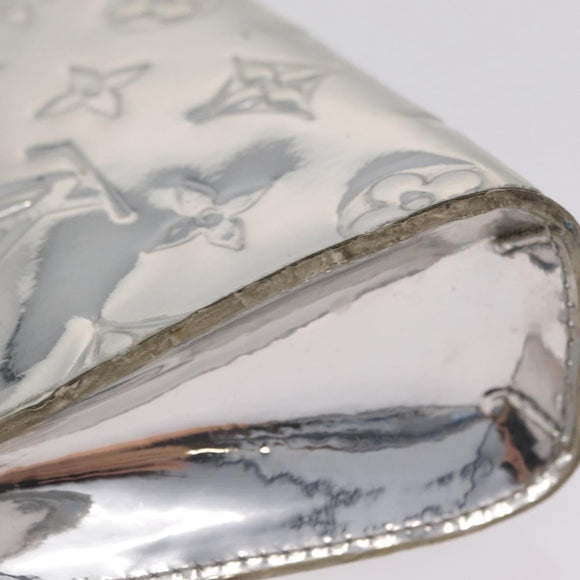 LOUIS VUITTON Monogram Miroir Trousse Cosmetic Pouch Silver M95603 Auth 208345