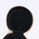 CHANEL COCO Mark Jewelry Box Leather Gold CC Auth 208346-13