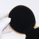 CHANEL COCO Mark Jewelry Box Leather Gold CC Auth 208346-14