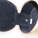 CHANEL COCO Mark Jewelry Box Leather Gold CC Auth 208346-16