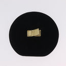 CHANEL COCO Mark Jewelry Box Leather Gold CC Auth 208346-22