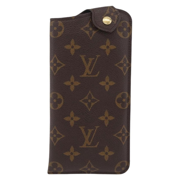 LOUIS VUITTON Monogram Etui Lunette PM Glasses Case M66545 LV Auth 208349