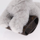 LOUIS VUITTON Monogram LV Cute Kitten Bag Charm M03512 LV Auth 208353M-11