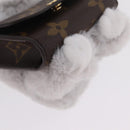 LOUIS VUITTON Monogram LV Cute Kitten Bag Charm M03512 LV Auth 208353M-8