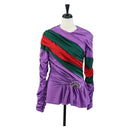 GUCCI Blouse Nylon 40 Purple Auth 208356-1