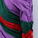 GUCCI Blouse Nylon 40 Purple Auth 208356-11