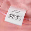 CHANEL One Piece Dress Tweed 36 Pink CC Auth 208357M-17