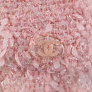 CHANEL One Piece Dress Tweed 36 Pink CC Auth 208357M-9