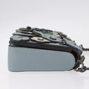 Coach Shoulder Bag Leather Blue Auth 208360A-4