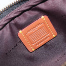 Coach Shoulder Bag Leather Black Auth 208362A-19