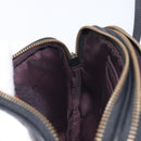 Coach Shoulder Bag Leather Black Auth 208362A-21