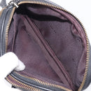Coach Shoulder Bag Leather Black Auth 208362A-23