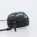 Coach Shoulder Bag Leather Black Auth 208362A-5