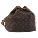 LOUIS VUITTON Monogram Petit Noe Shoulder Bag M42226 LV Auth 208370A-1