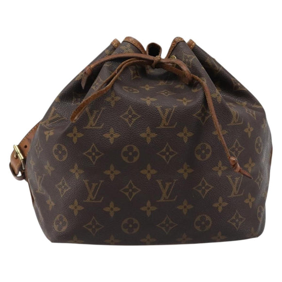 LOUIS VUITTON Monogram Petit Noe Shoulder Bag M42226 LV Auth 208370A