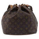 LOUIS VUITTON Monogram Petit Noe Shoulder Bag M42226 LV Auth 208370A-3