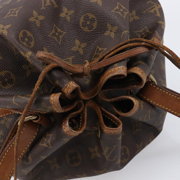 LOUIS VUITTON Monogram Petit Noe Shoulder Bag M42226 LV Auth 208370A