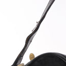 GUCCI GG Canvas Web Sherry Line Shoulder Bag Black Gold Auth 208373-11