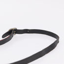 GUCCI GG Canvas Web Sherry Line Shoulder Bag Black Gold Auth 208373-8